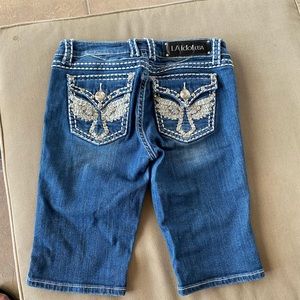 LA Idol Bermuda Jean Shorts